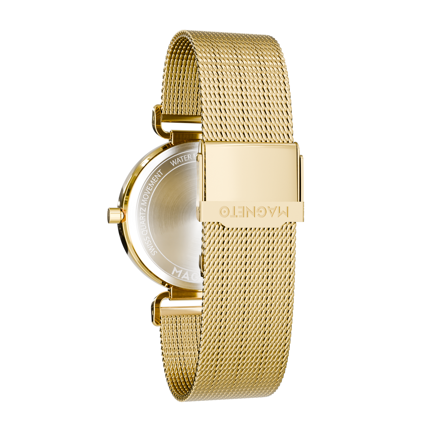 Bella Gold Green Maschenarmband Gold